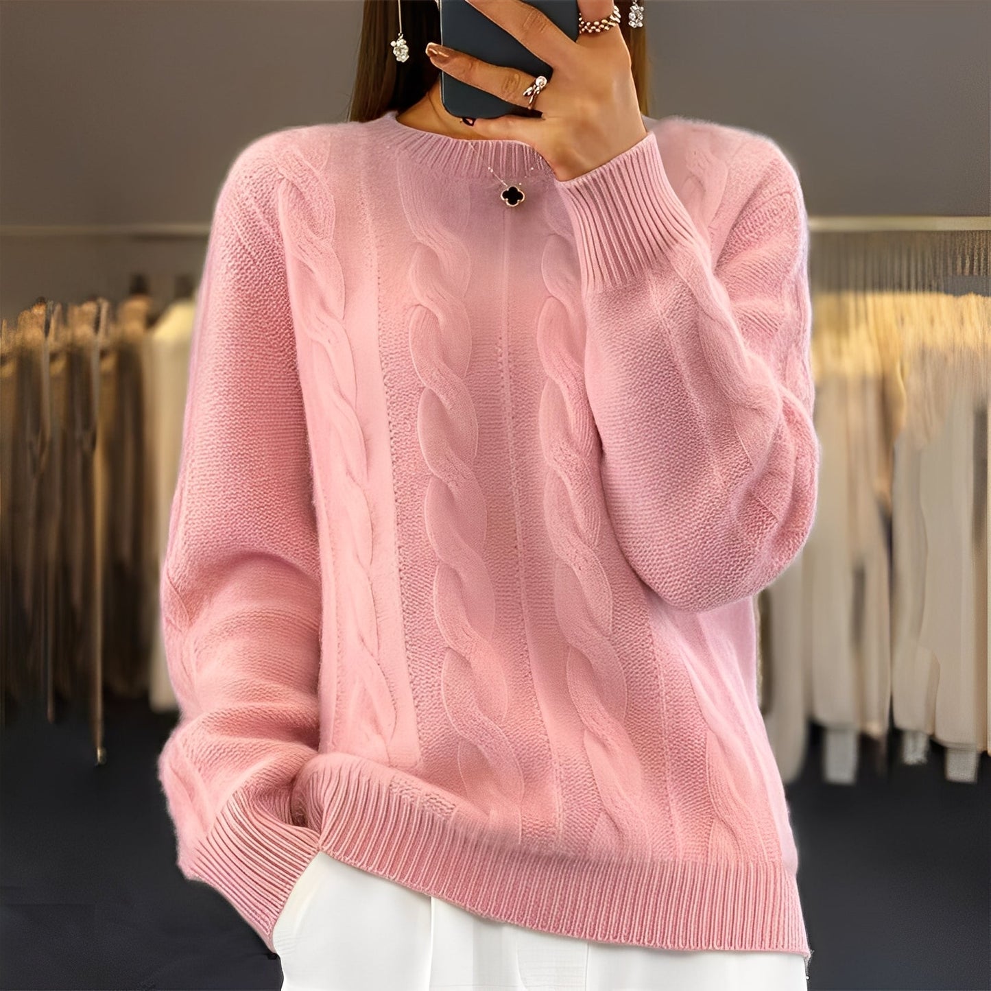 Leanne - Klassisch eleganter Damenpullover