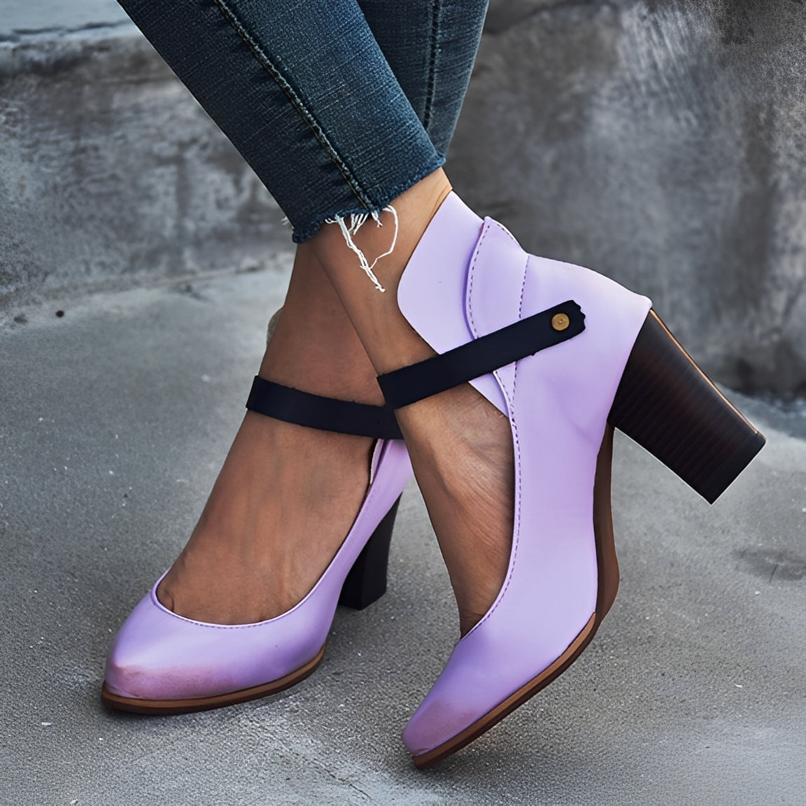 Irene - Modische Sandalen mit klobigem Absatz für Damen