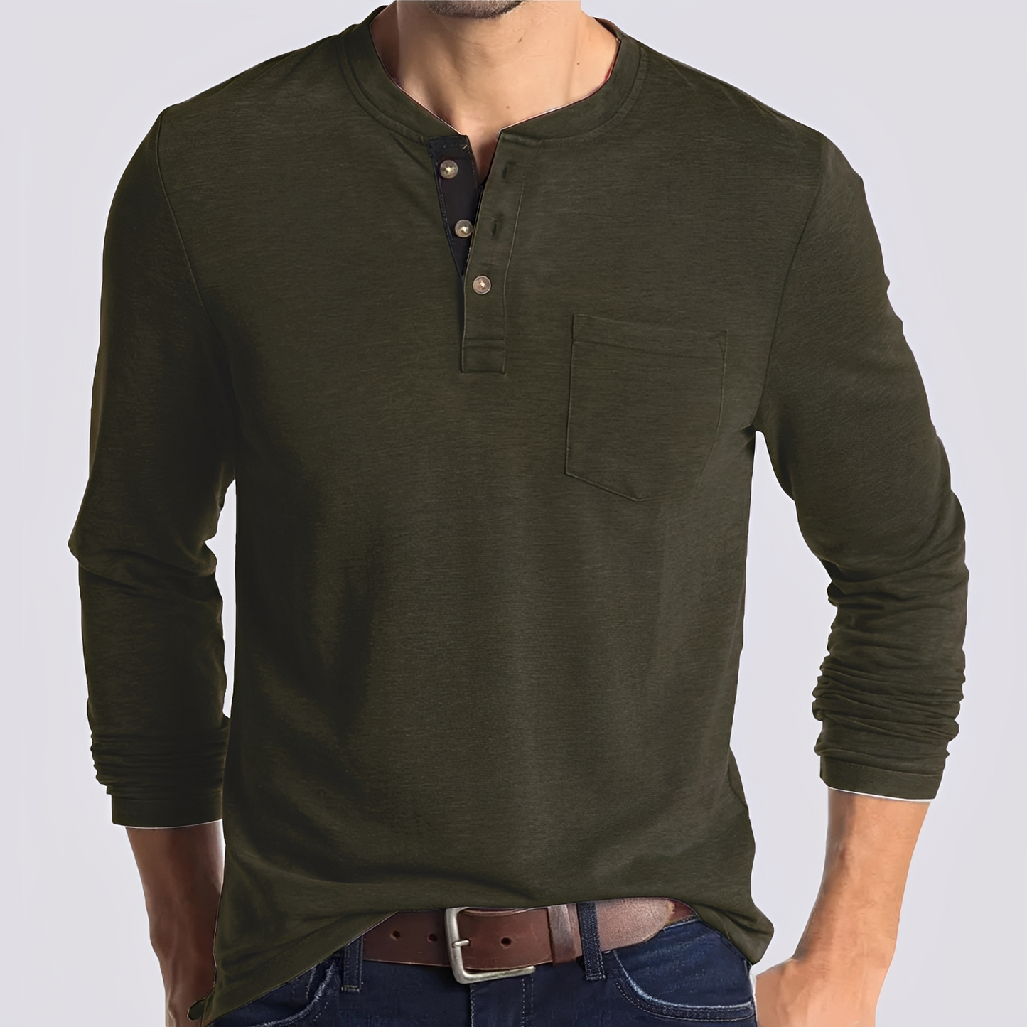 Dashiell - Komfortables Herren-Langarmshirt