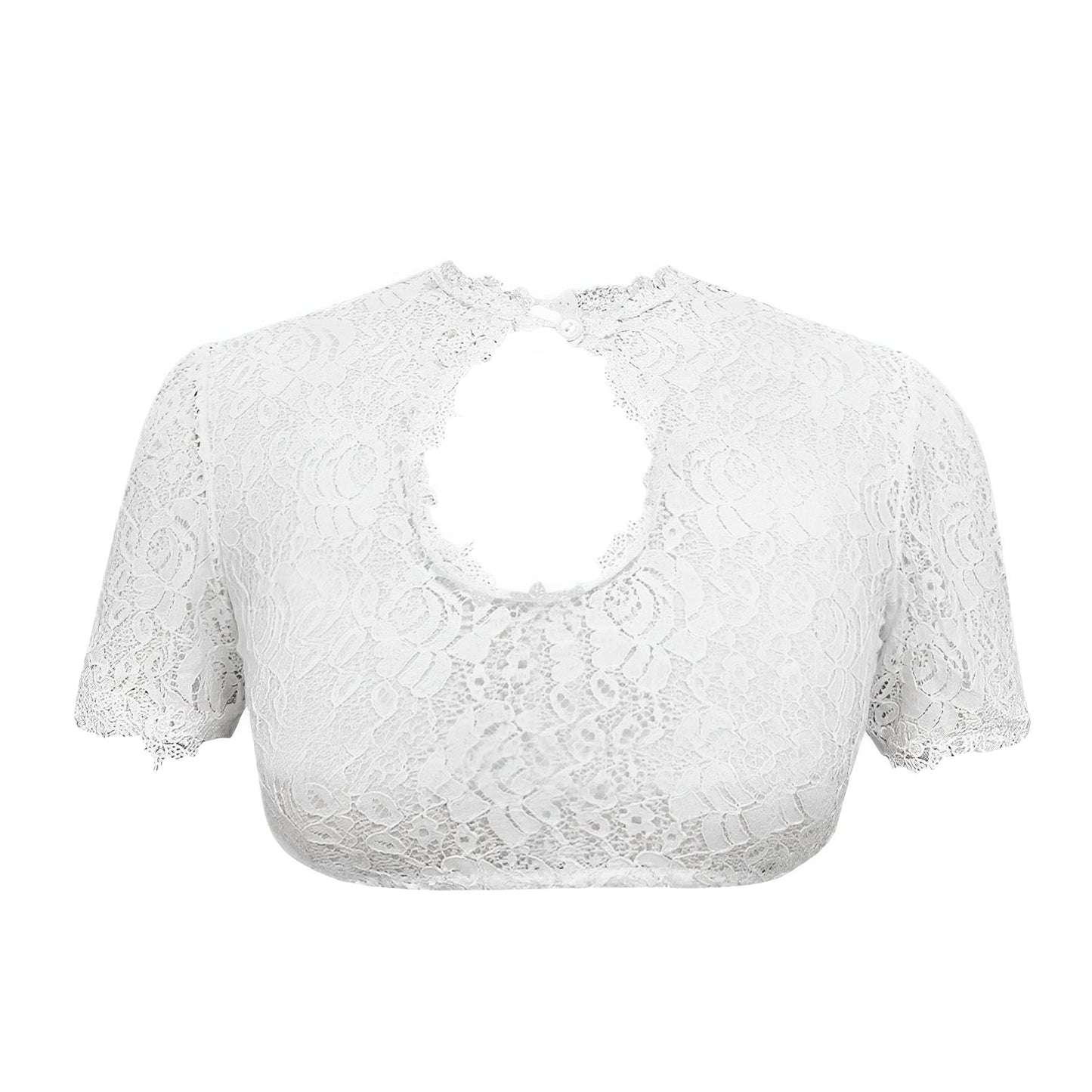 Selby - Oktoberfest-Bluse mit Spitzen für Damen