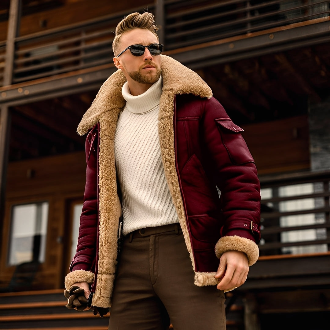 Jarod - Trendige Winterjacke mit Fleece für Herren