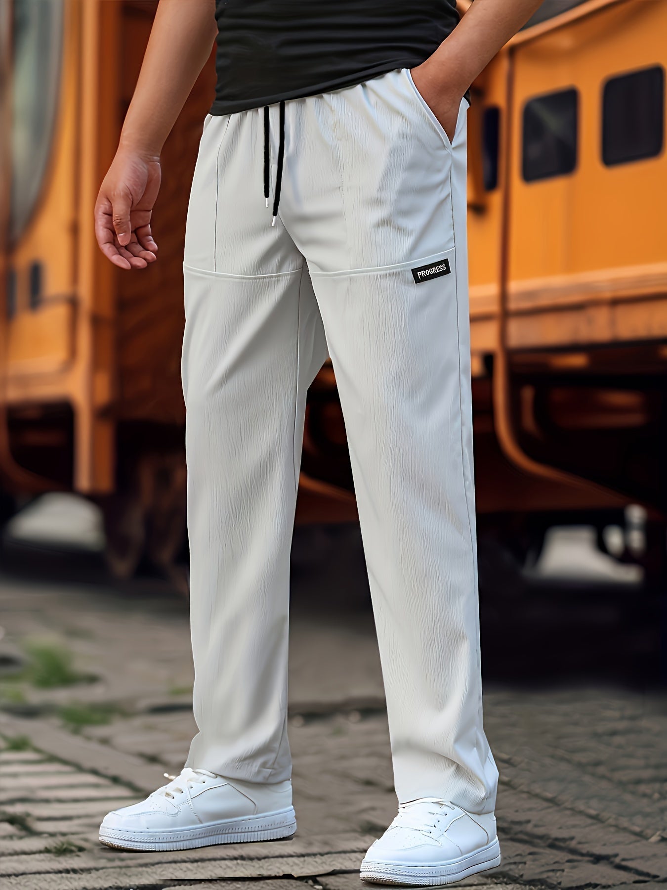 Esmund - Bequeme Herrenhose mit Kordelzug