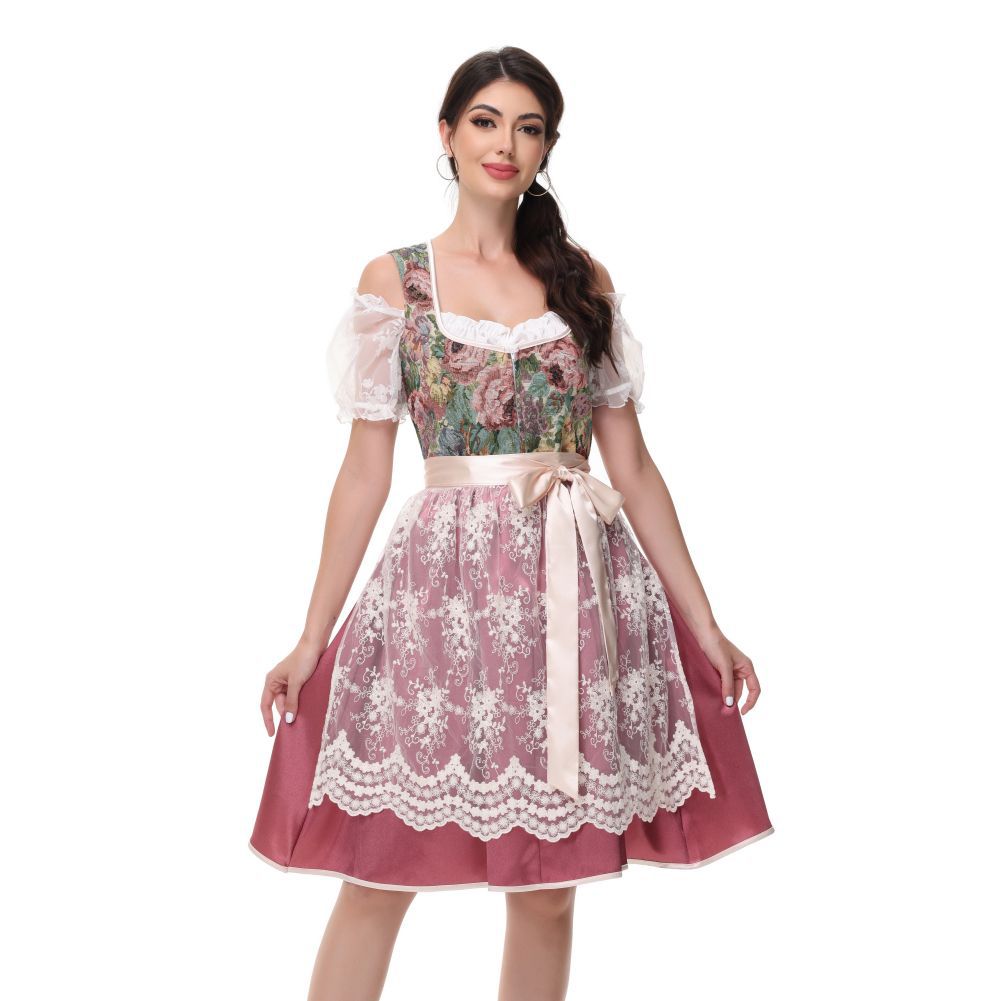 Esmaralda - Schickes Oktoberfest-Dirndl mit Spitze für Frauen