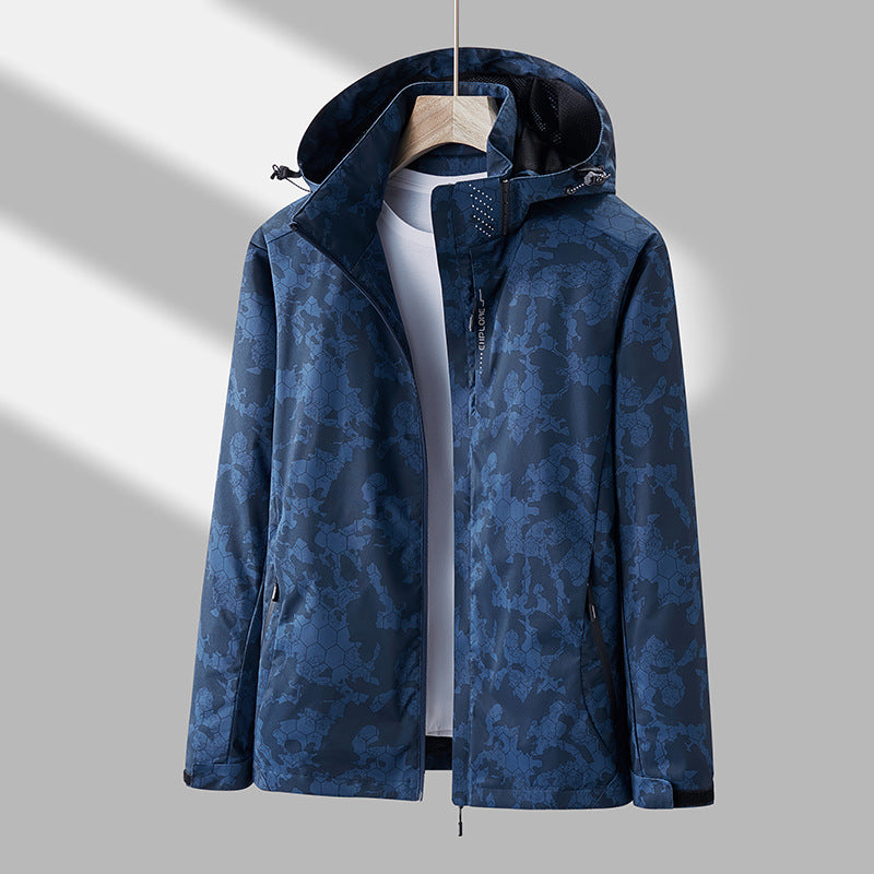 Daly - Unisex Windjacke mit Muster
