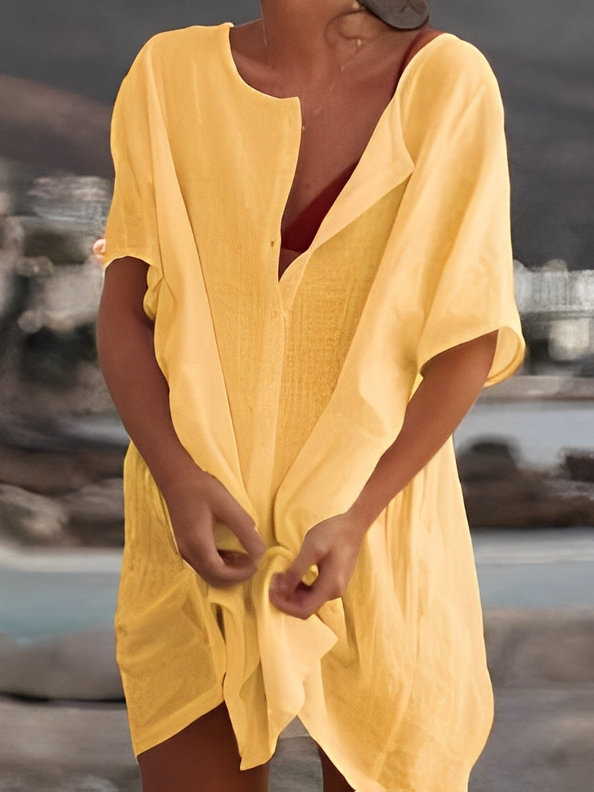 Susanna - Komfortables Damen-Leinenkleid
