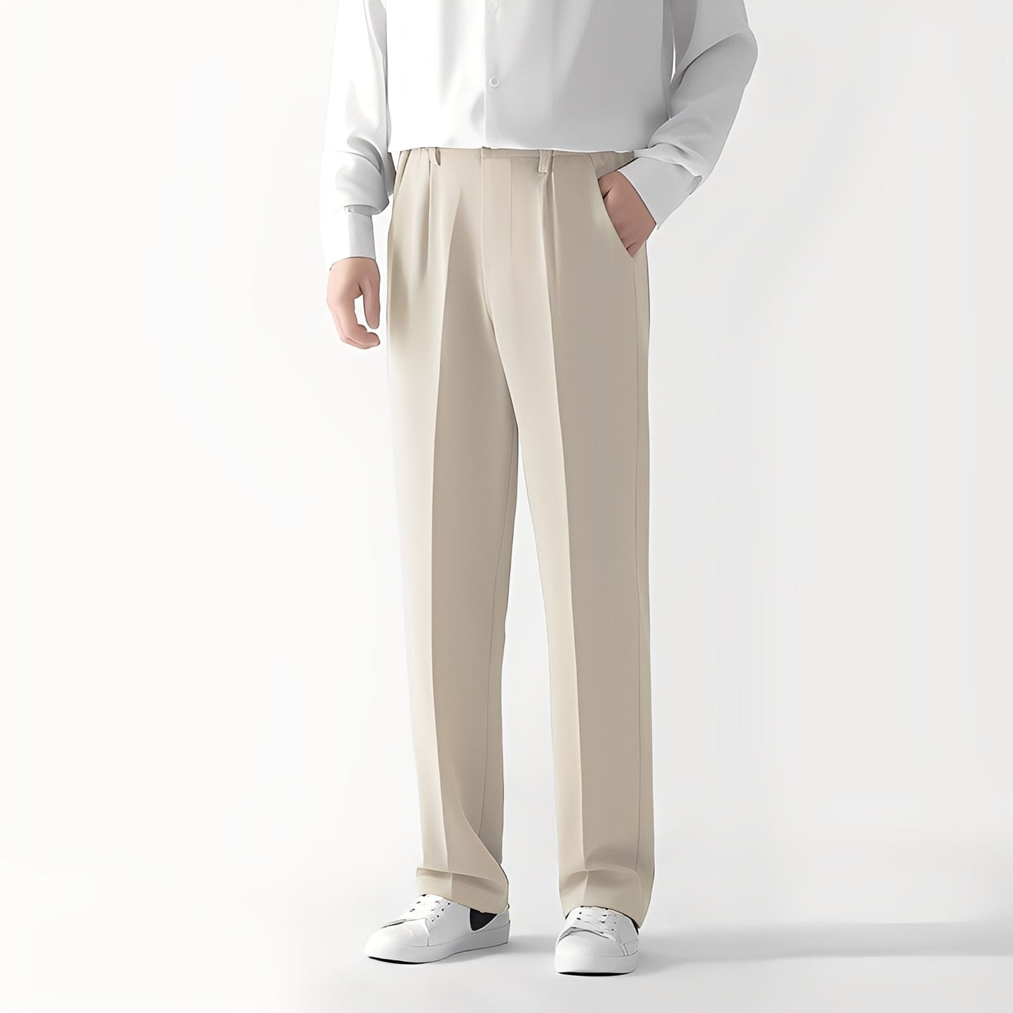 Dewey - Lässige Drapehose für Männer