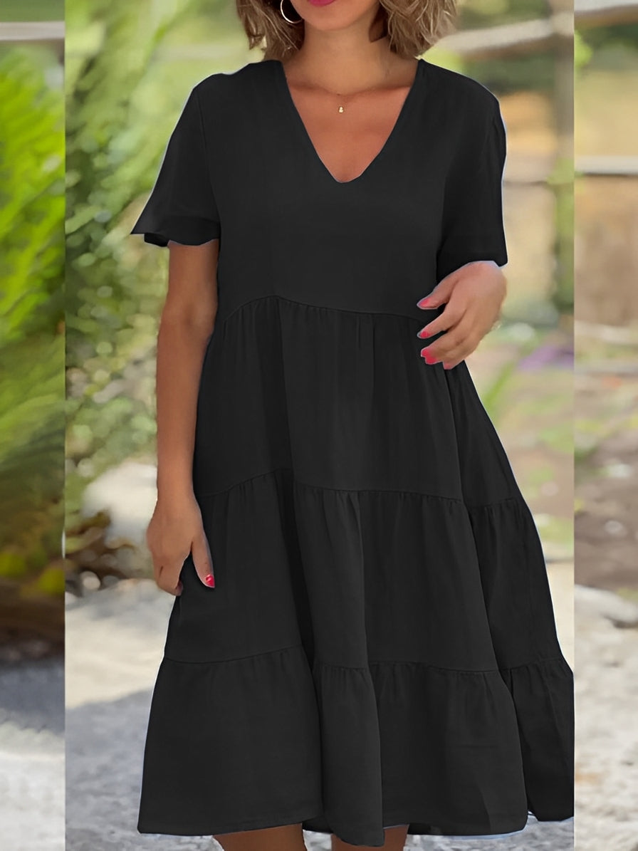 Ethelinda - Weit geschnittenes Kleid für Damen
