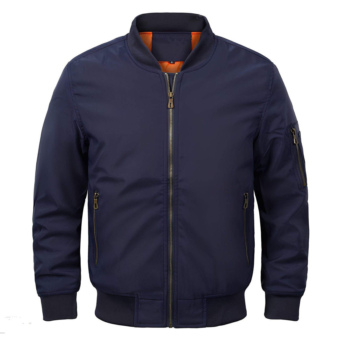 Maynerd - Herren-Bomberjacke mit Taschen und Reißverschluss