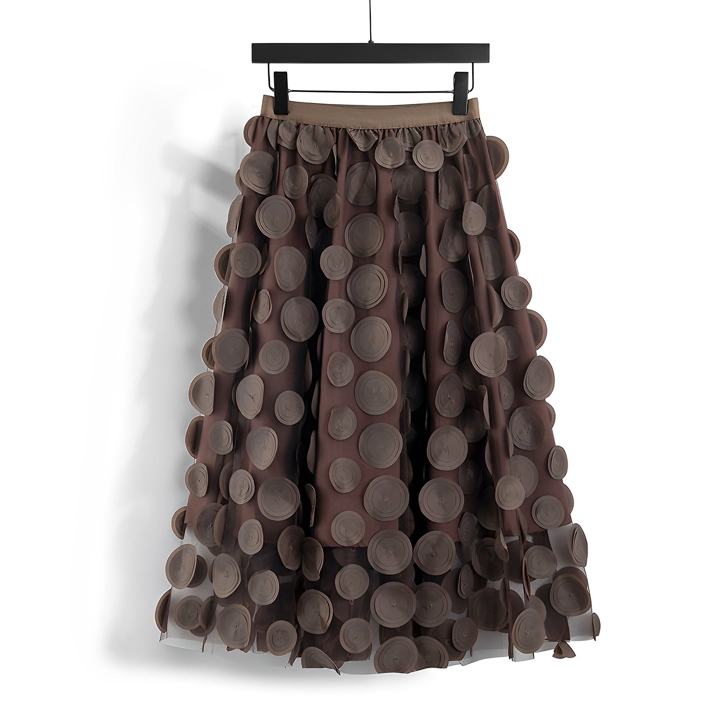 Haylee - Schicker Mesh-Midirock für Damen