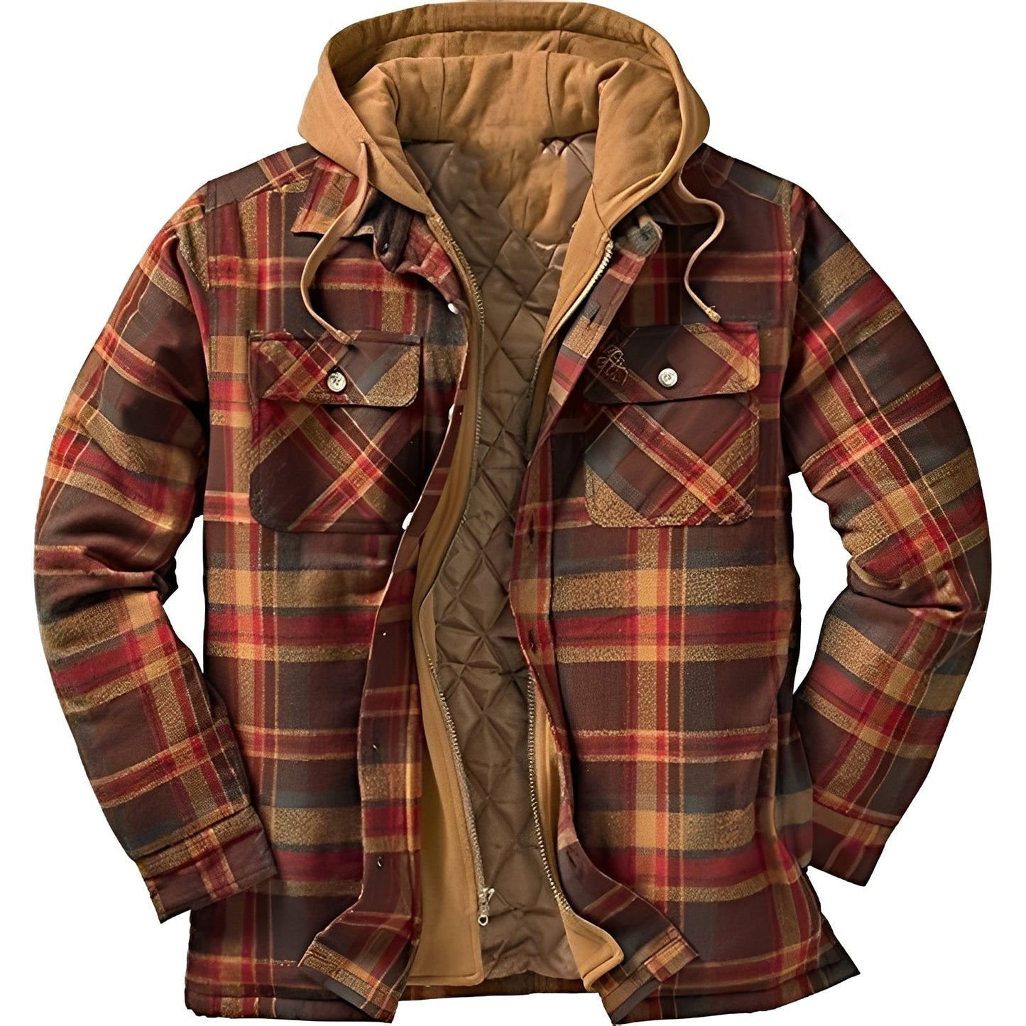 Denzil - Bequeme Karoflanelljacke für Herren
