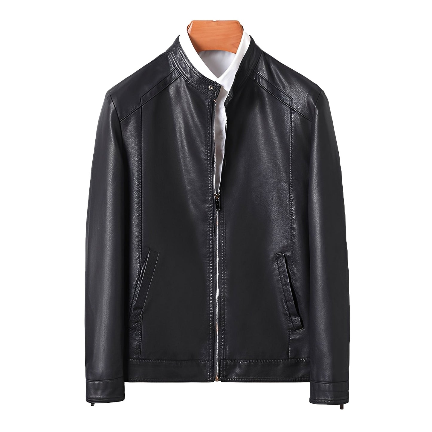 Theodore - Starke, eng sitzende Herrenlederjacke