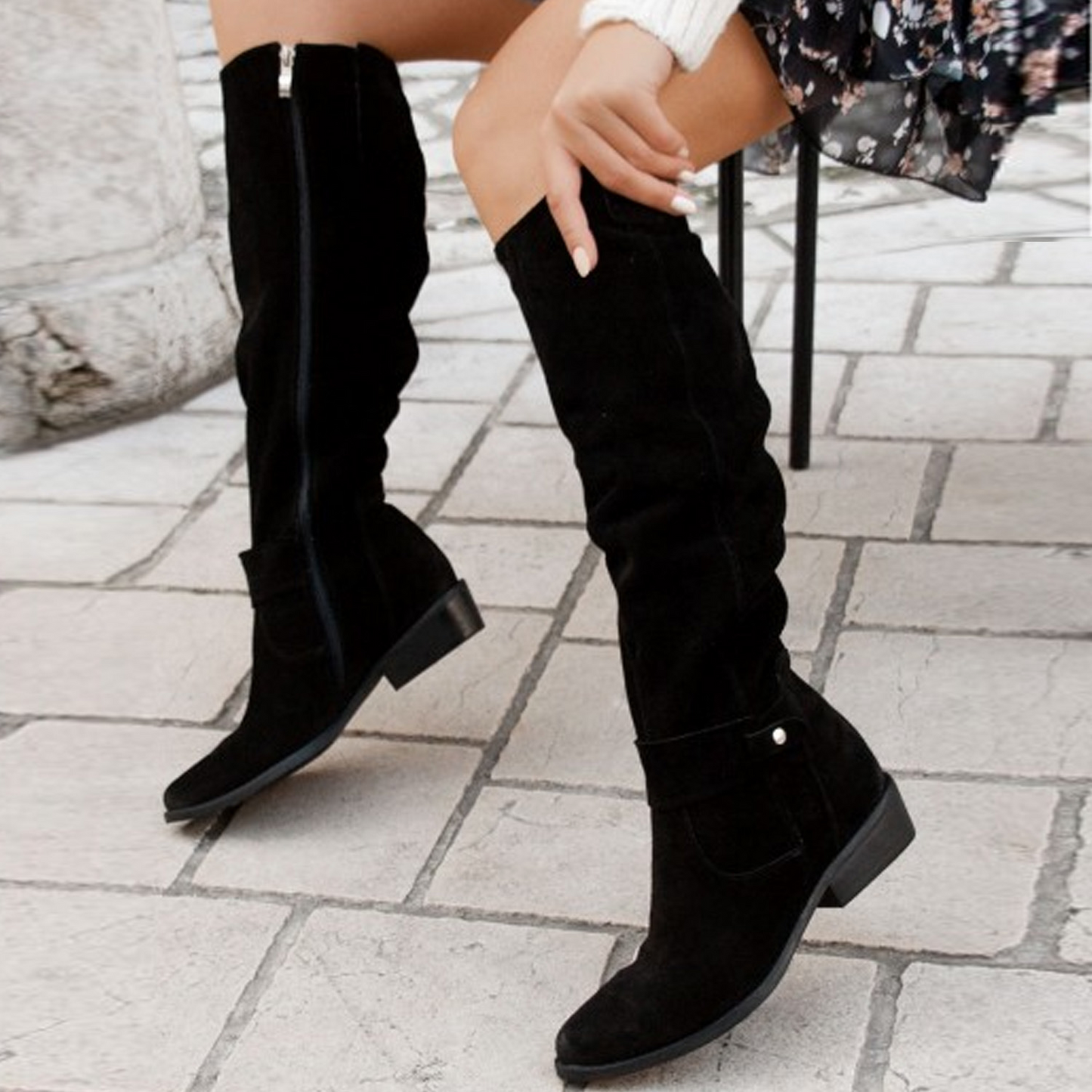 Terina - Leichte kniehohe Damenstiefel
