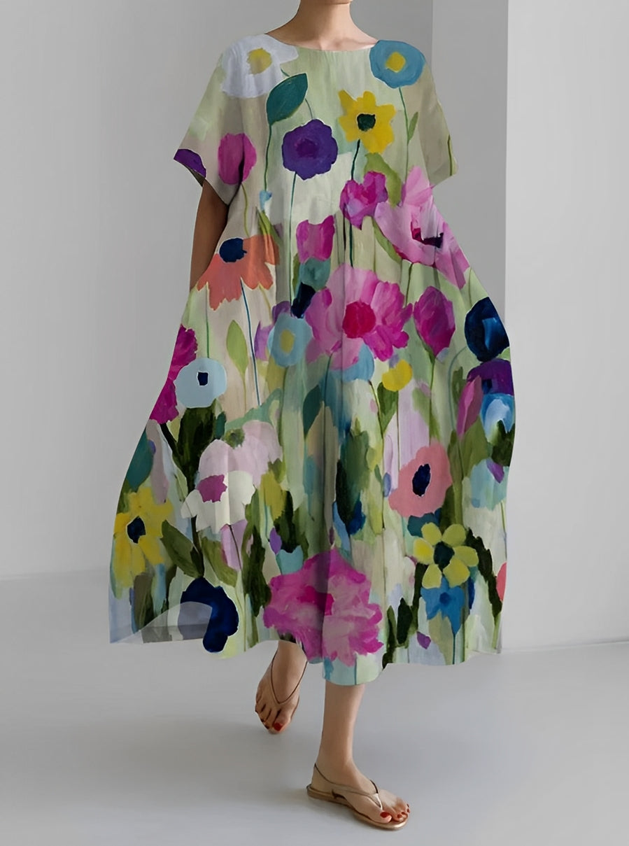 Purdie - Langes Damenkleid in großer Größe