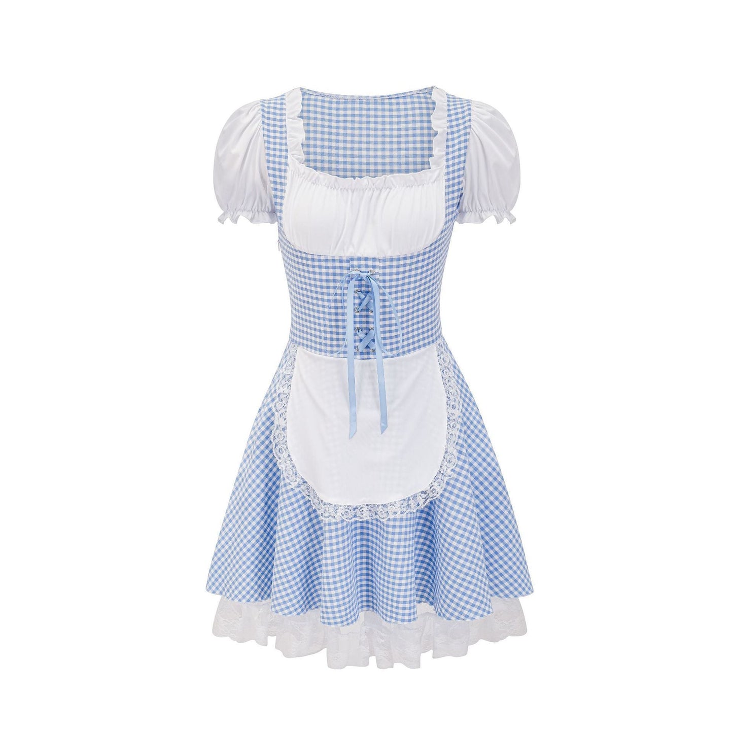 Miriam - Klassisches Damen-Oktoberfestkleid mit Karomuster