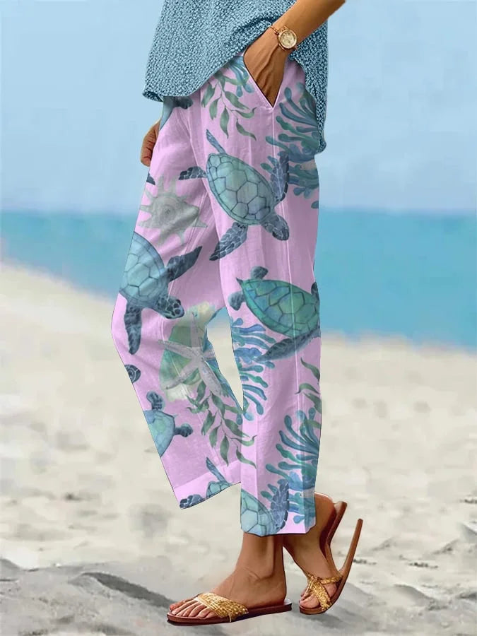 Sandra - Bequeme und lockere Strandhose für Damen