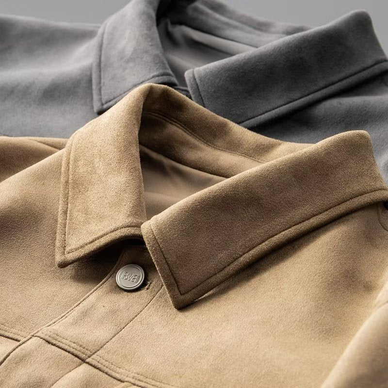 Wilbur - Klassische Herrenjacke aus Wildleder