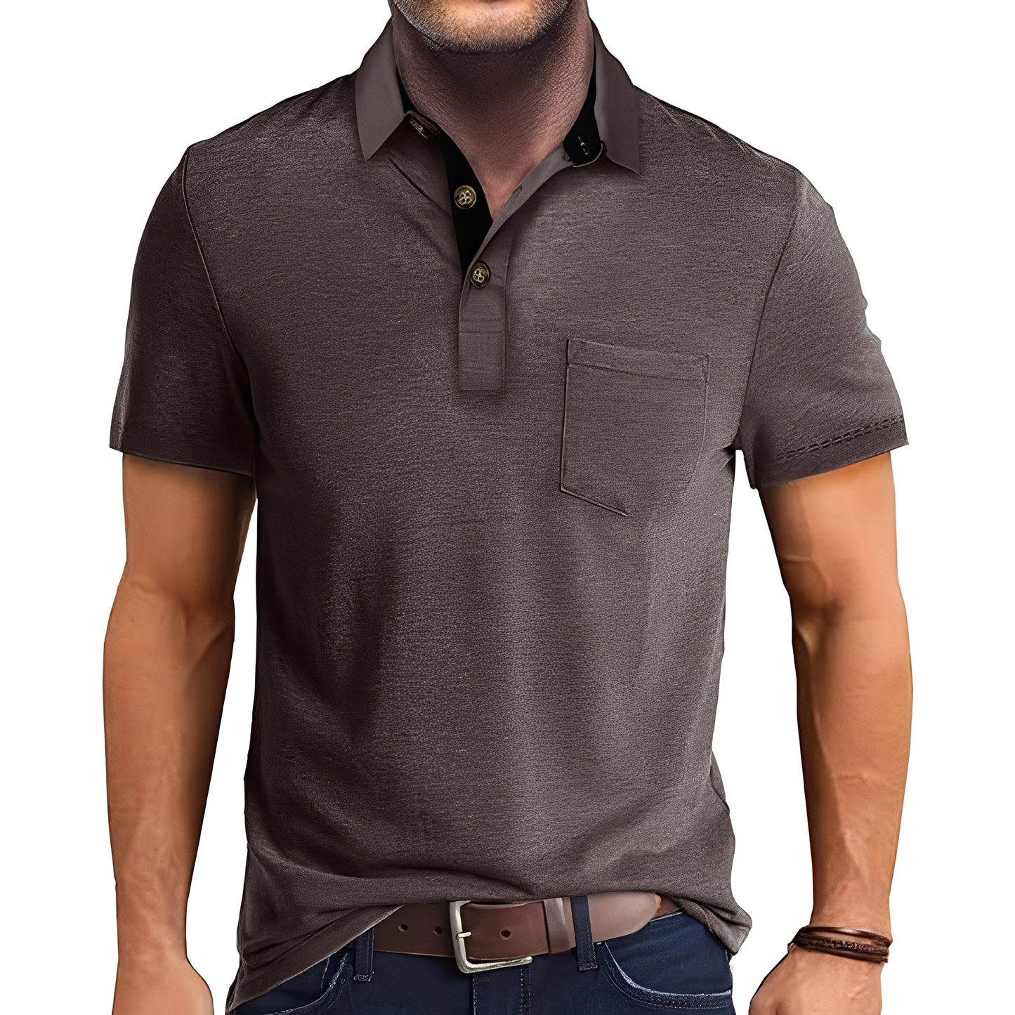 Abner - Klassisches Herren-Poloshirt mit kurzen Ärmeln