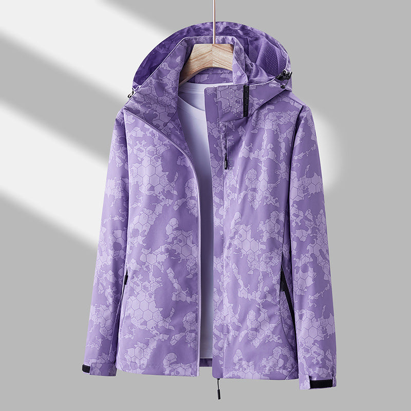 Daly - Unisex Windjacke mit Muster