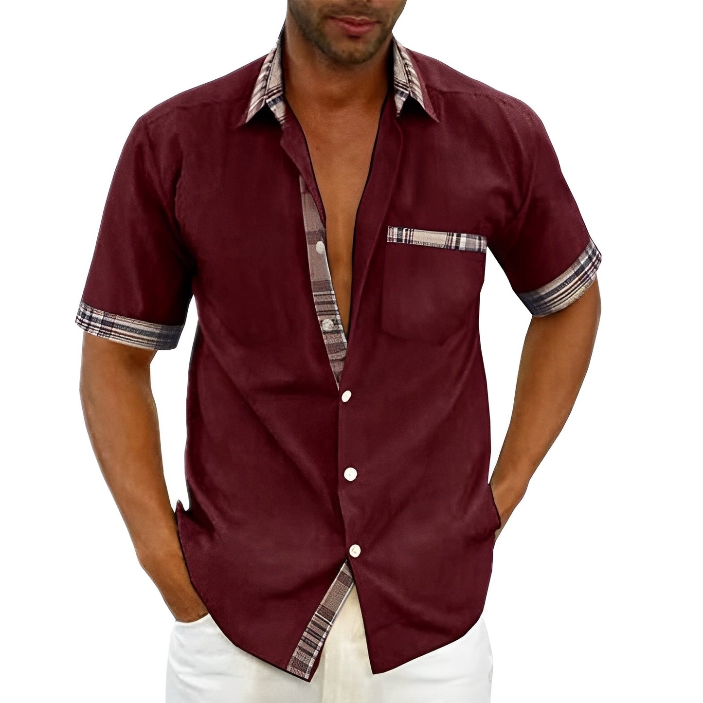 Weldon - Herren Freizeit-Buttondown-Hemd