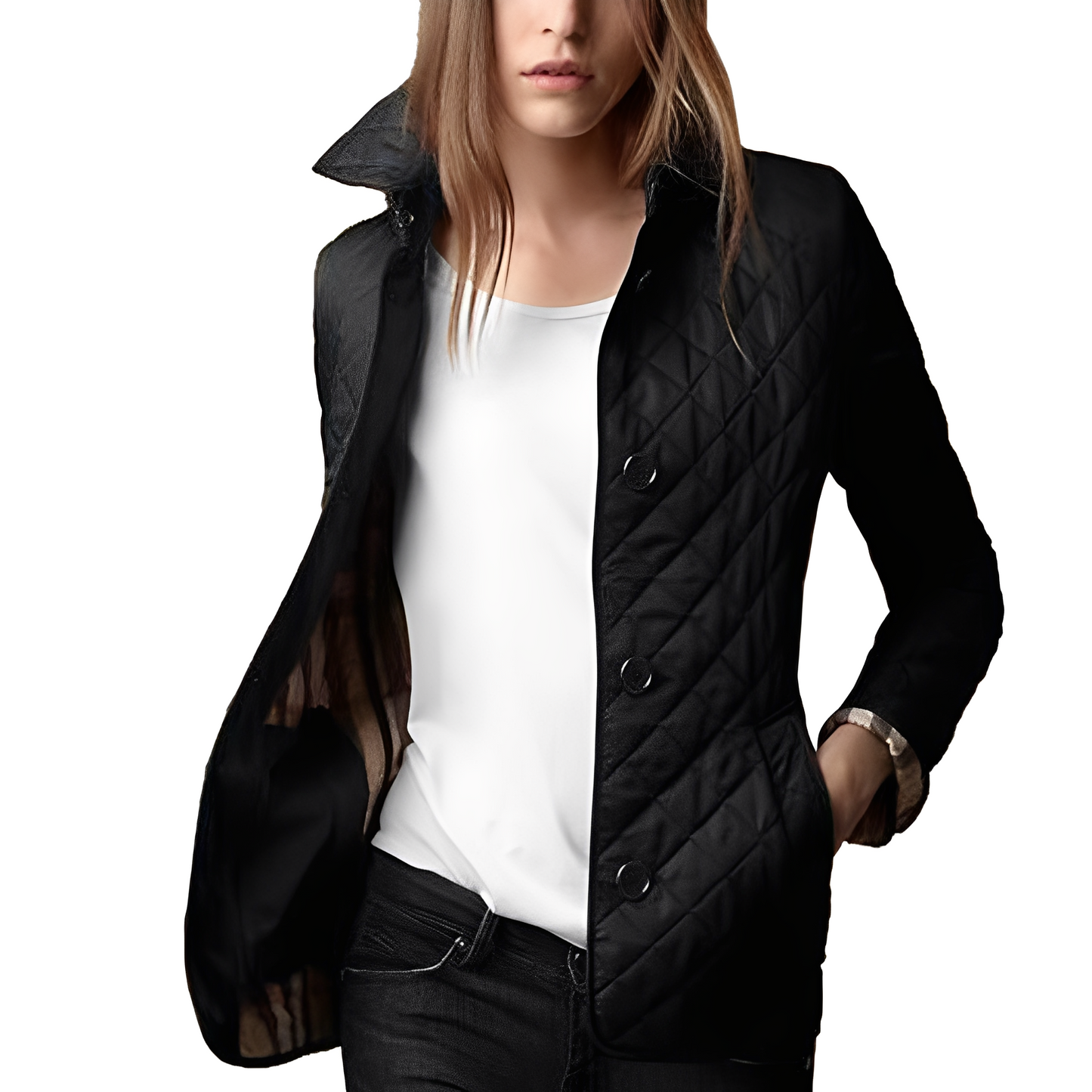 Meryl - Warme, eng geschnittene Damenjacke