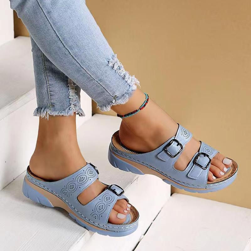 Malaya - Damenorthopädische Sandalen, Leder & Komfort
