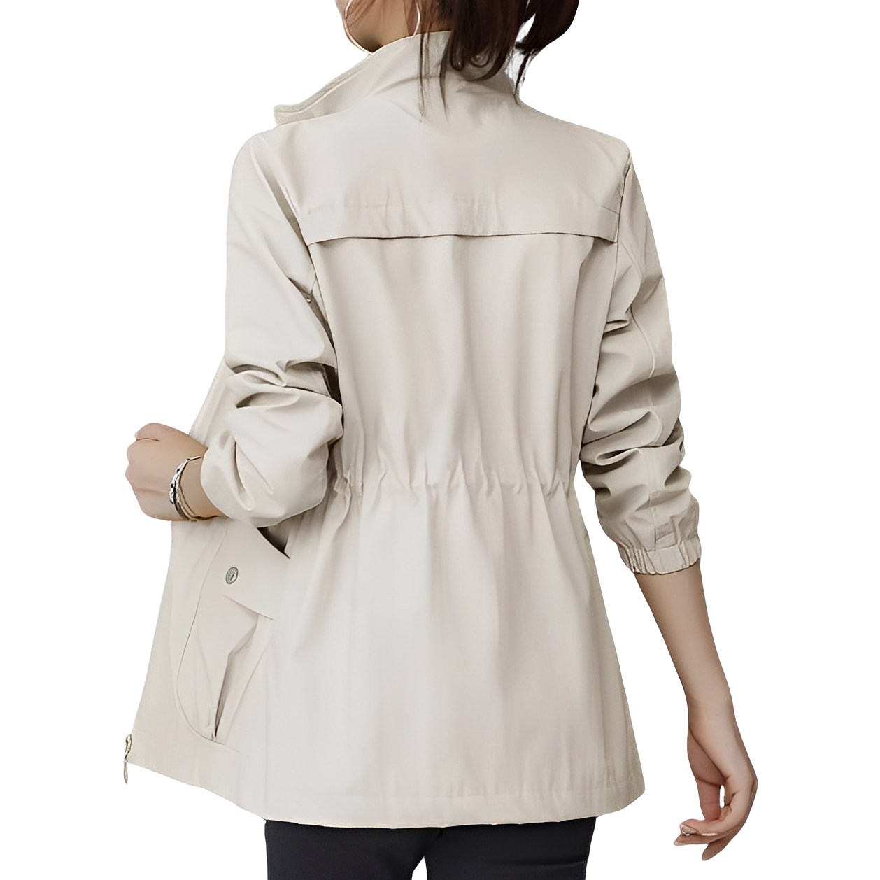 Gwenda - Schicke Damenjacke mit verstellbarer Taille