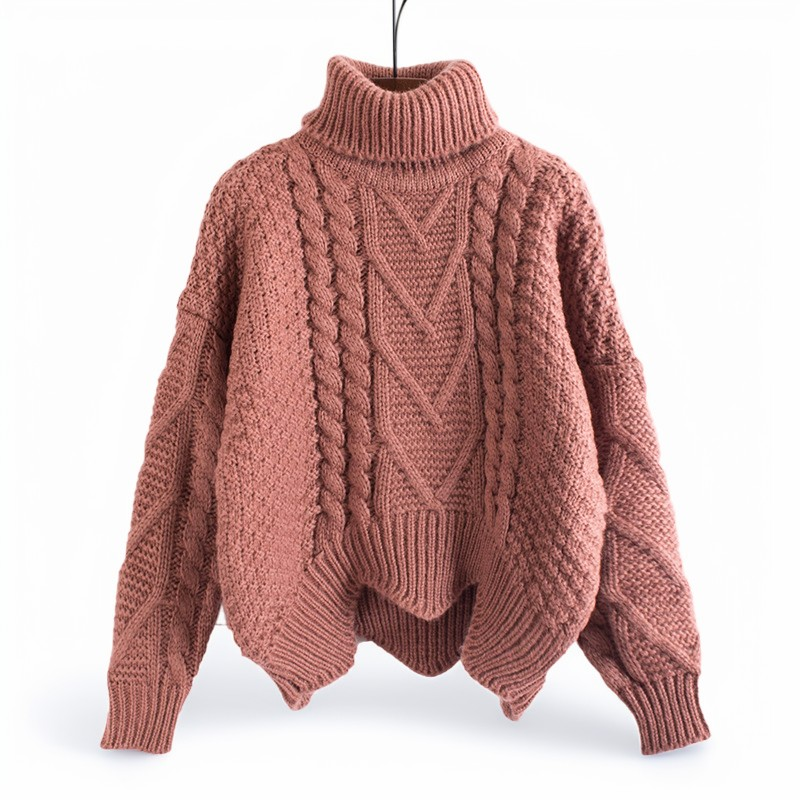 Catrina - Bequemer, warmer Rollkragenpullover für Damen
