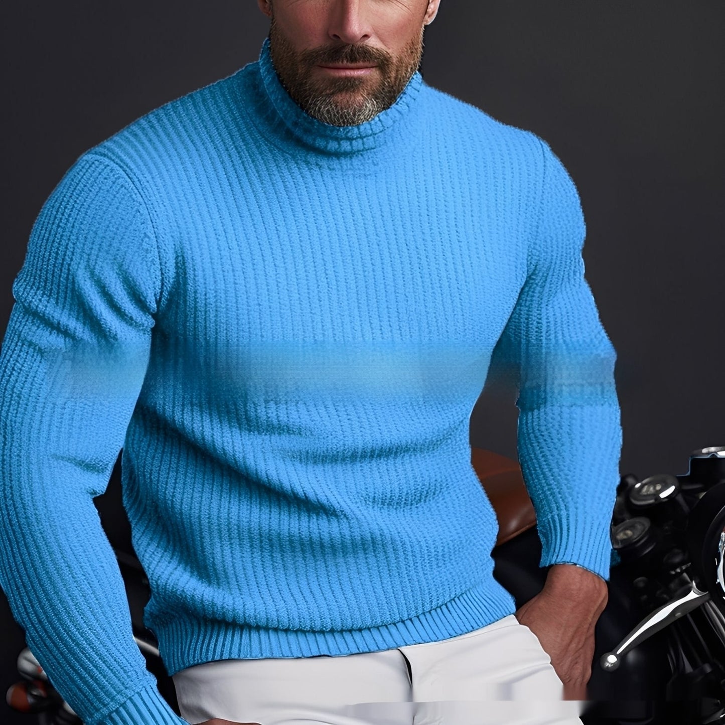 Jaron - Komfortabler Herrenrollkragenpullover