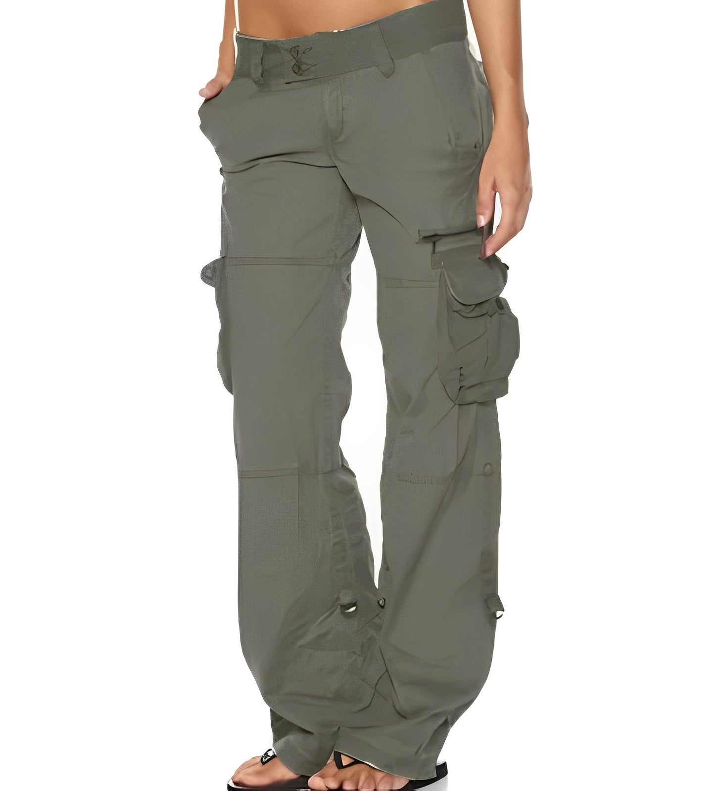 Aubrey - Bequeme Cargo-Hose mit Stretchbund für Damen