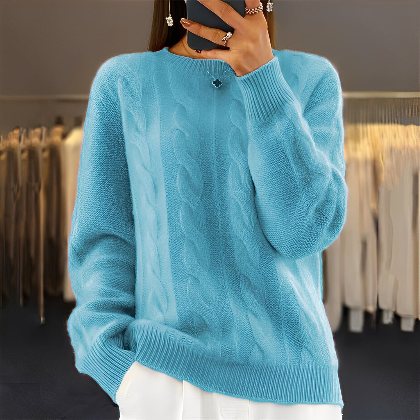 Leanne - Klassisch eleganter Damenpullover
