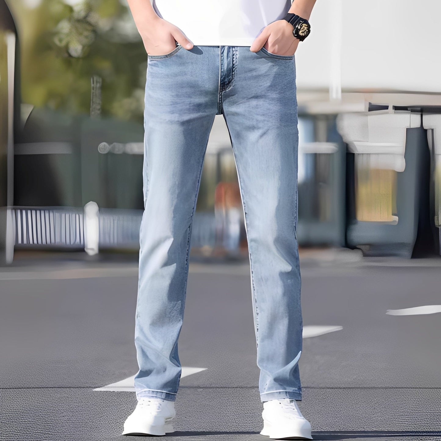 Winfred - Modische Stretch-Skinny-Jeans für Männer