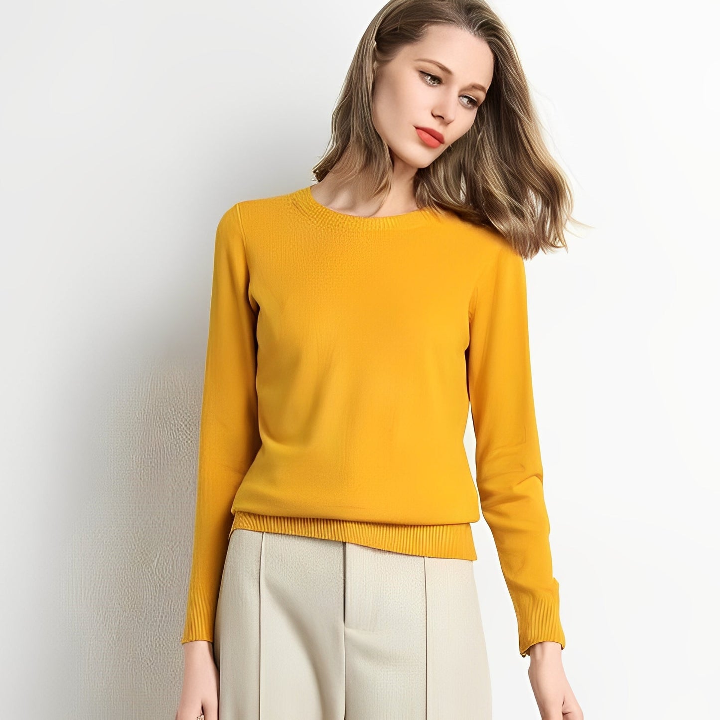 Carmella - Gemütlicher und softer Damen-Strickpullover