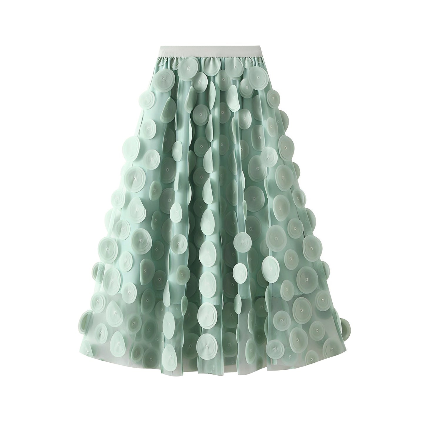 Haylee - Schicker Mesh-Midirock für Damen