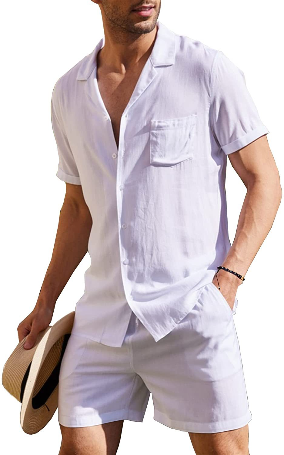 Regor - Cooles Sommeroutfit mit Hemdkragen für Männer