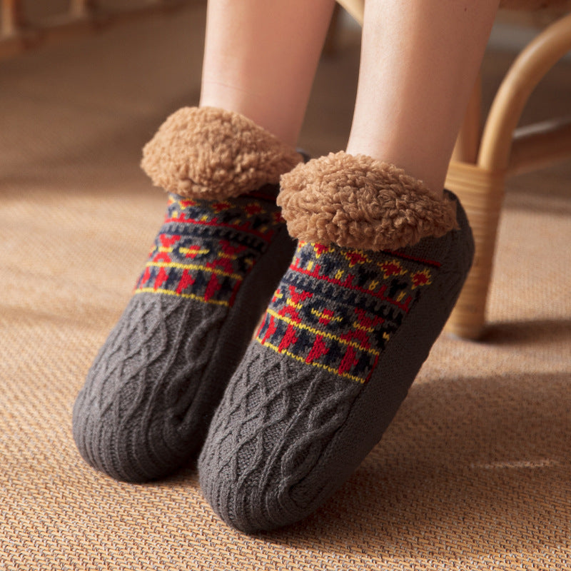 Nichole - Stilvolle, warme Antirutsch-Socken für Damen