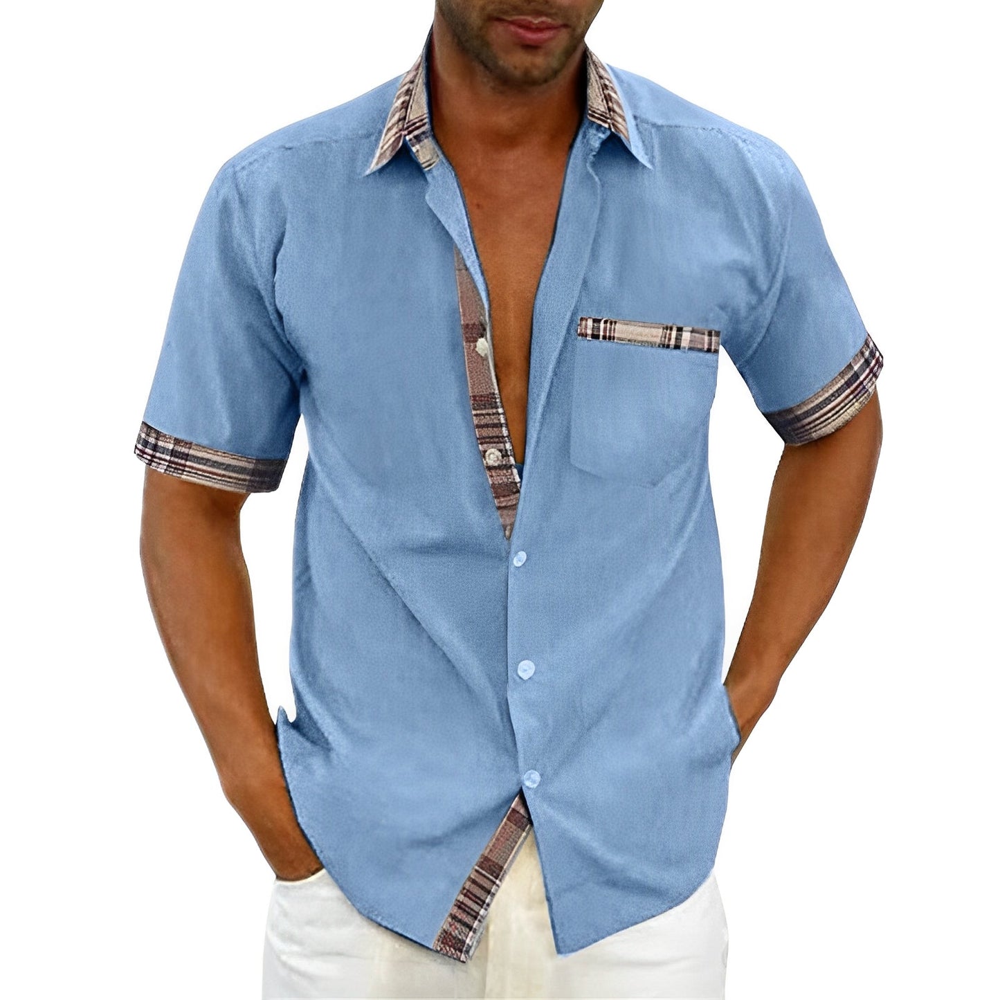 Weldon - Herren Freizeit-Buttondown-Hemd