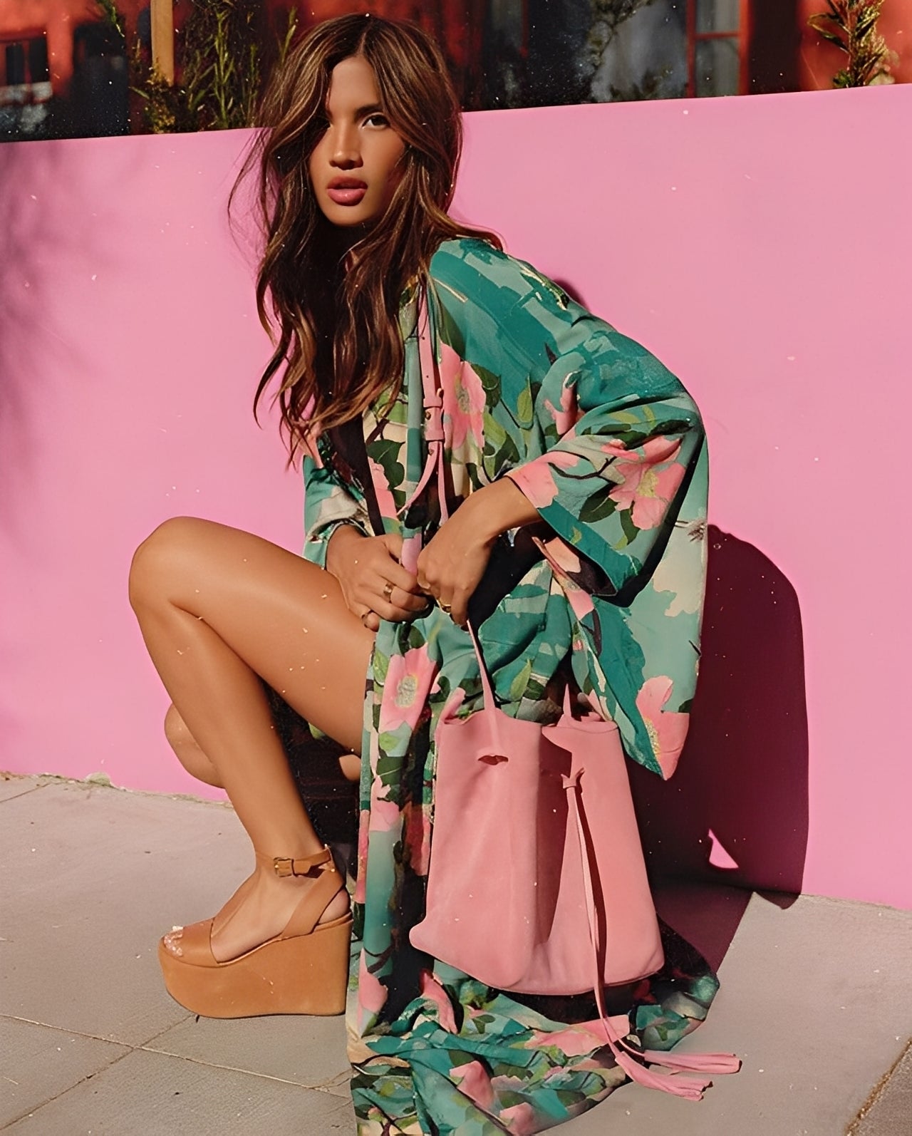 Chantal - Luftiges Damen-Kimono-Kleid