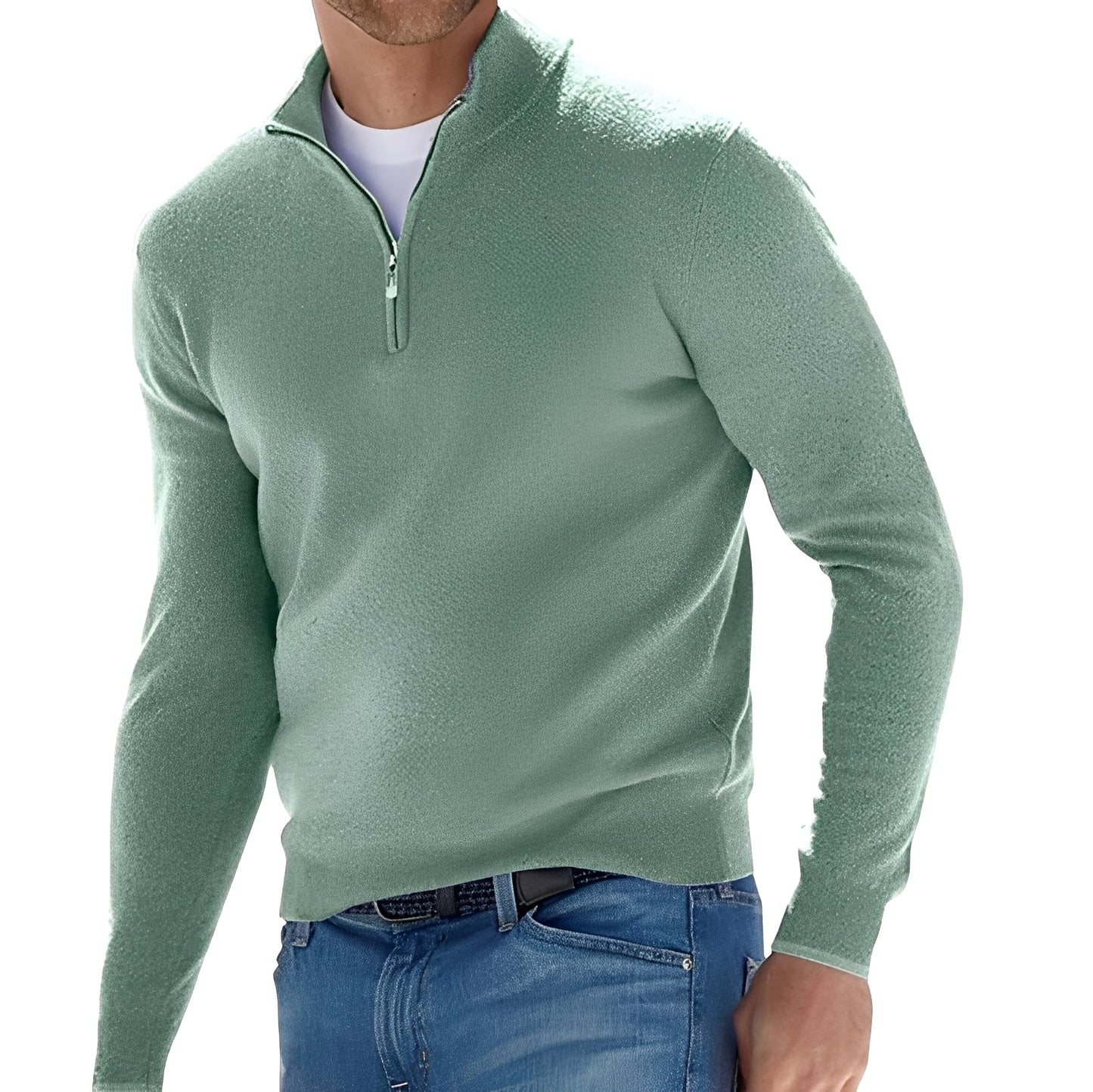 Rufus - Leichte Herrenjacke mit Reißverschluss und hohem Kragen