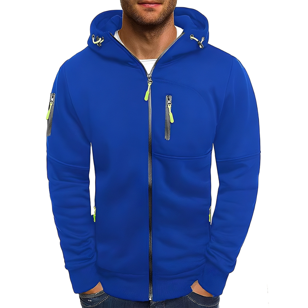 Miller - Bequeme Männer-Kapuzenjacke mit Zipper