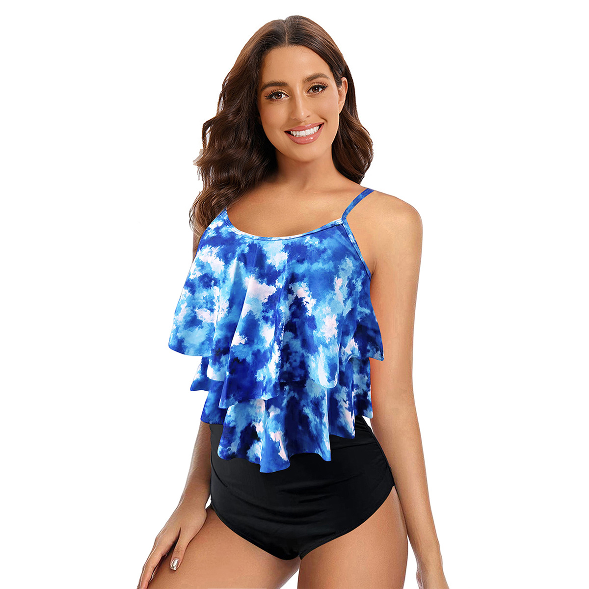 Haylie - Damen-Tankini-Set mit Rüschentop