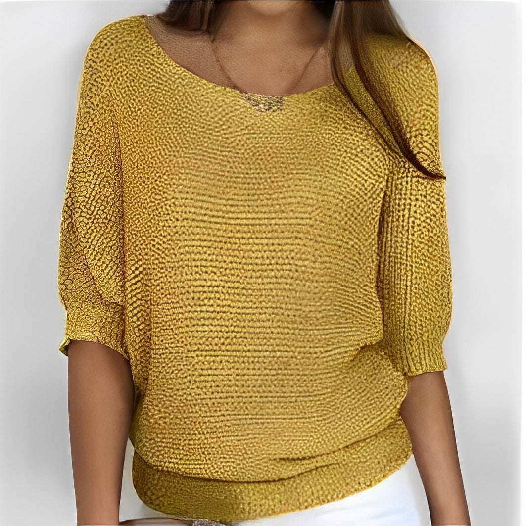 Kathleen - Bequemer, locker geschnittener Damenpullover