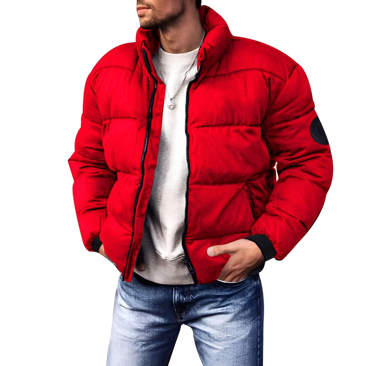 Keaton - Elegante, gefütterte Herrendaunenjacke
