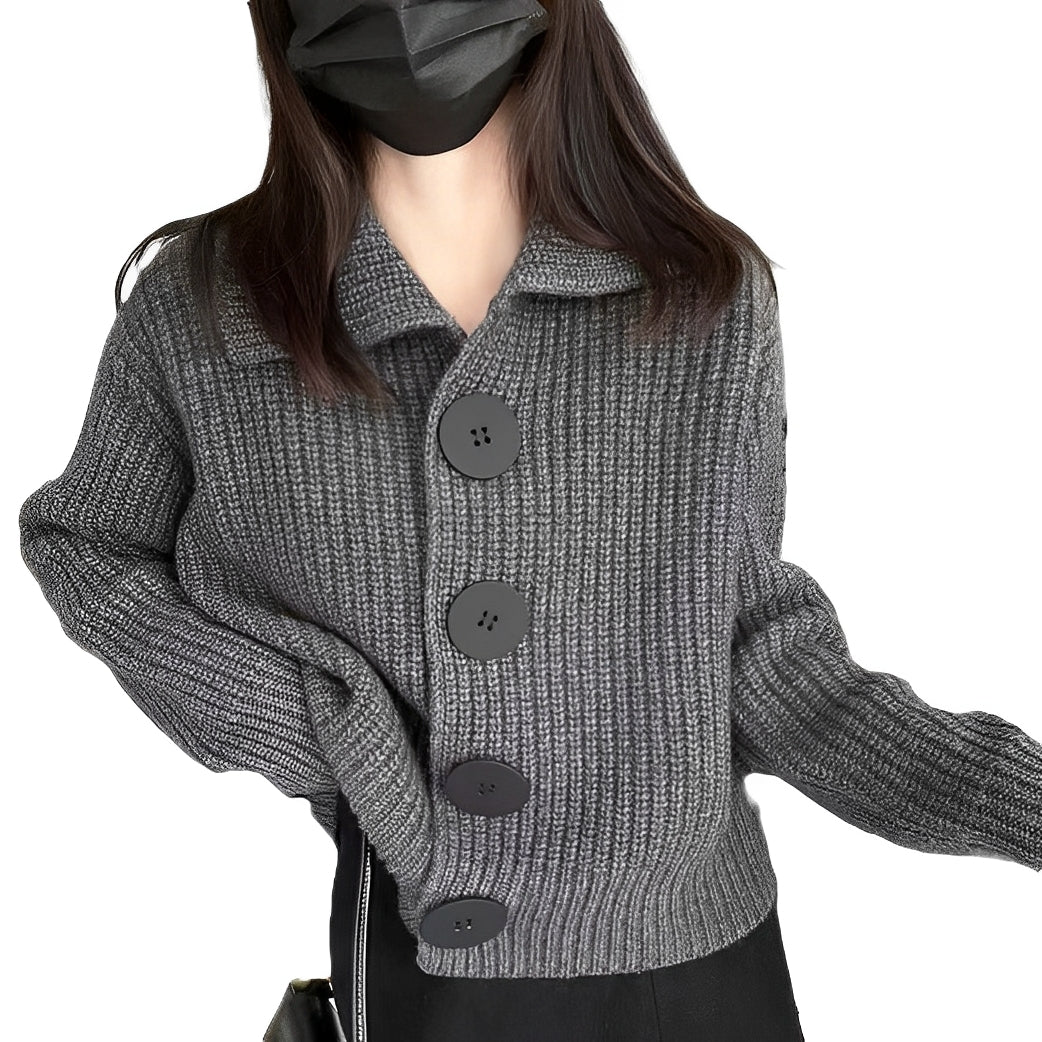 Alexus - Bequeme Damen-Strickjacke mit Knöpfen