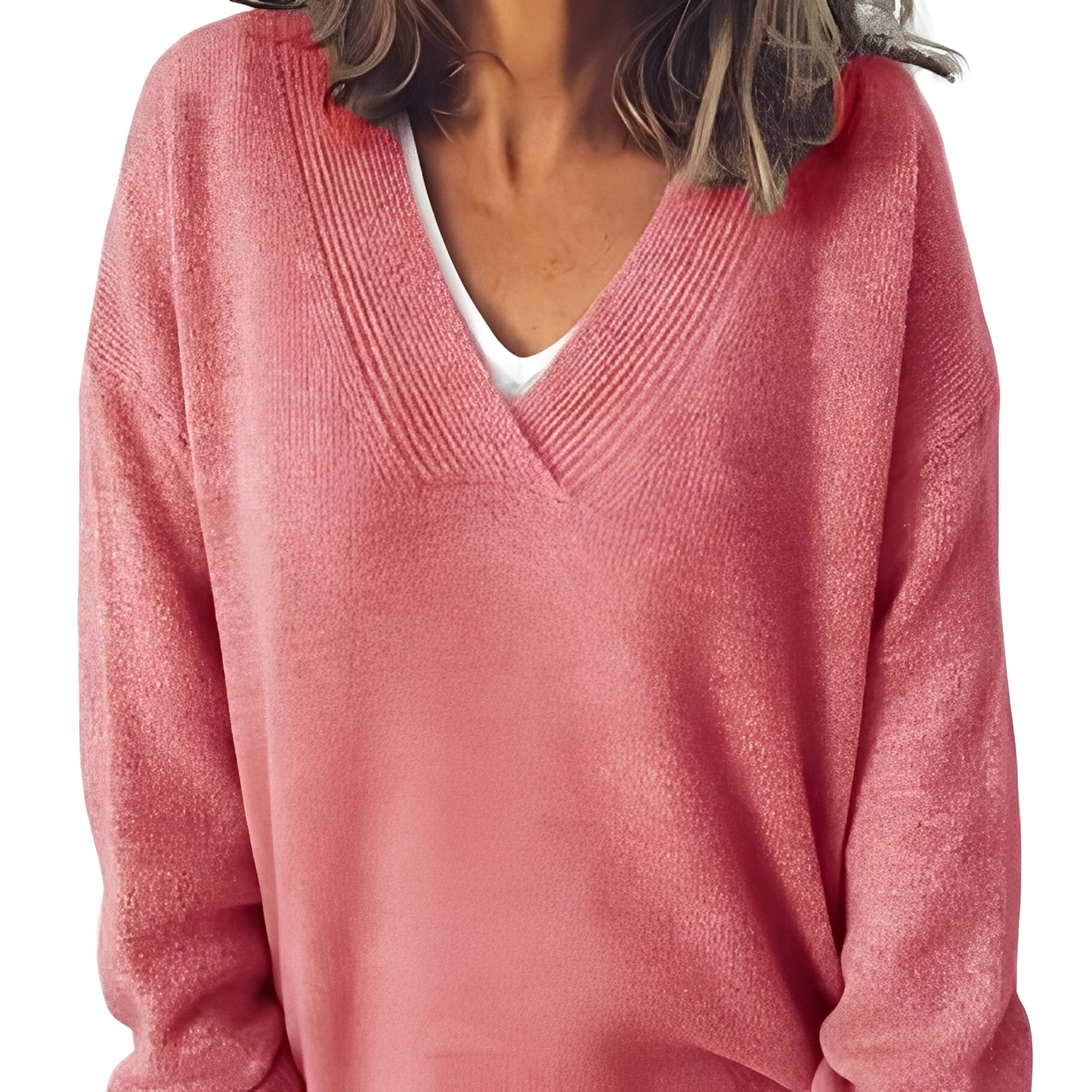 Camryn - Locker gestrickter Frauenpullover