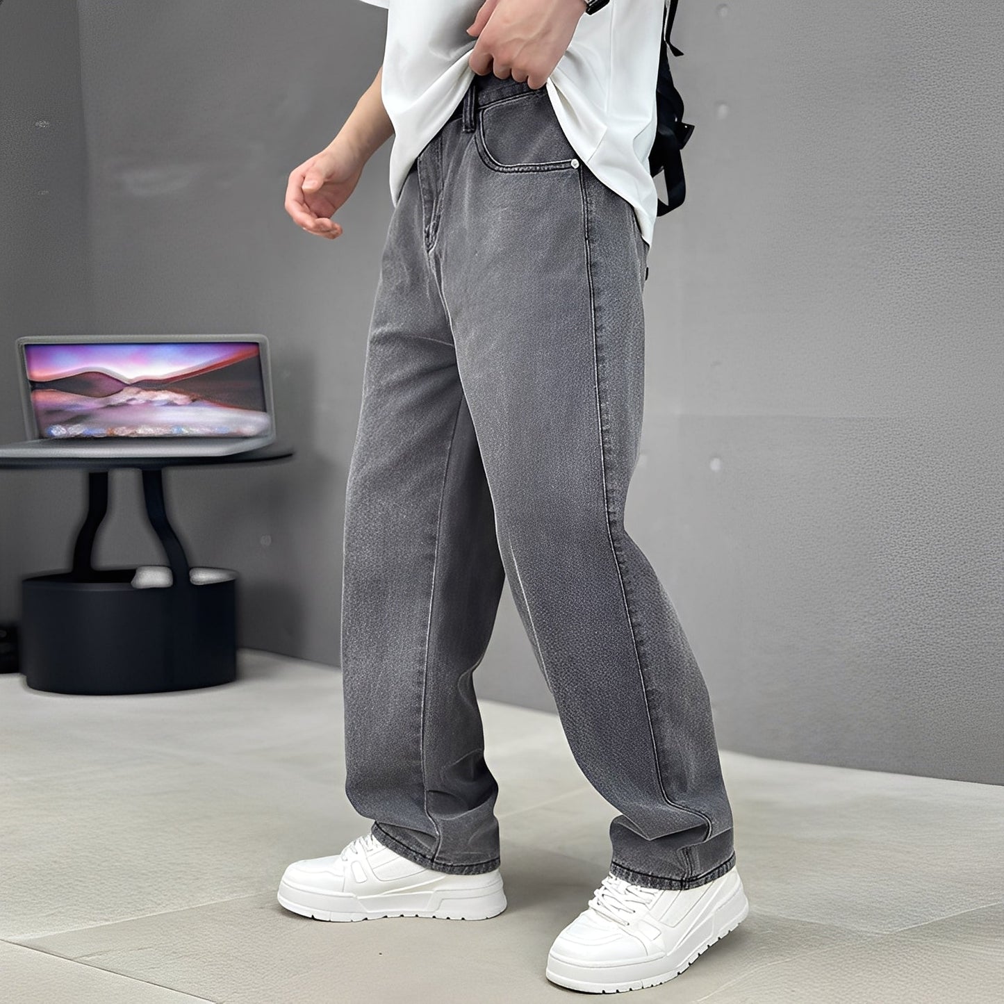 Wendell - Trendige Herrenjeans mit weitem Schnitt