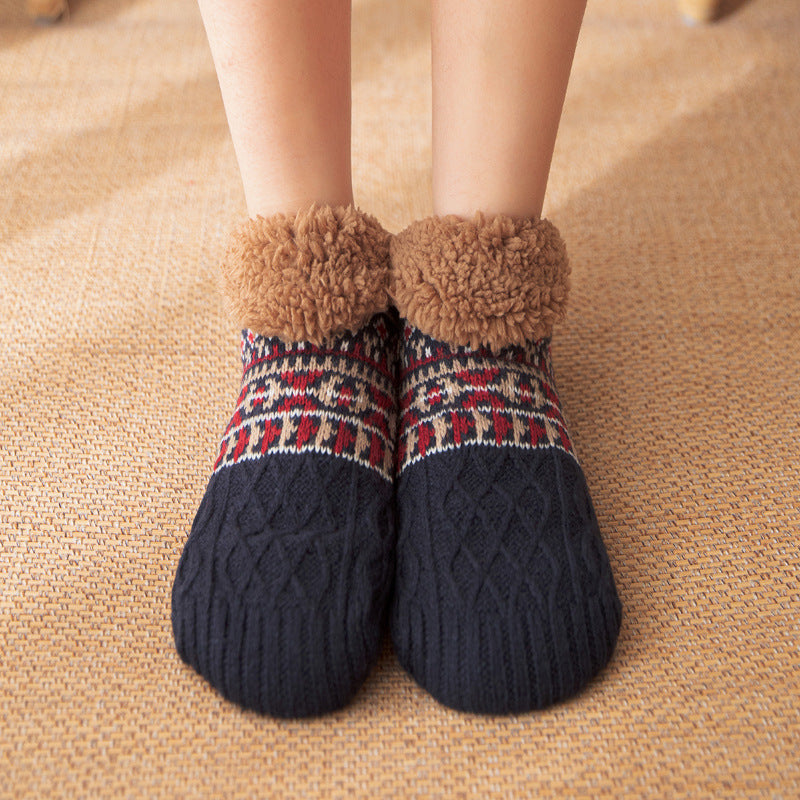 Nichole - Stilvolle, warme Antirutsch-Socken für Damen