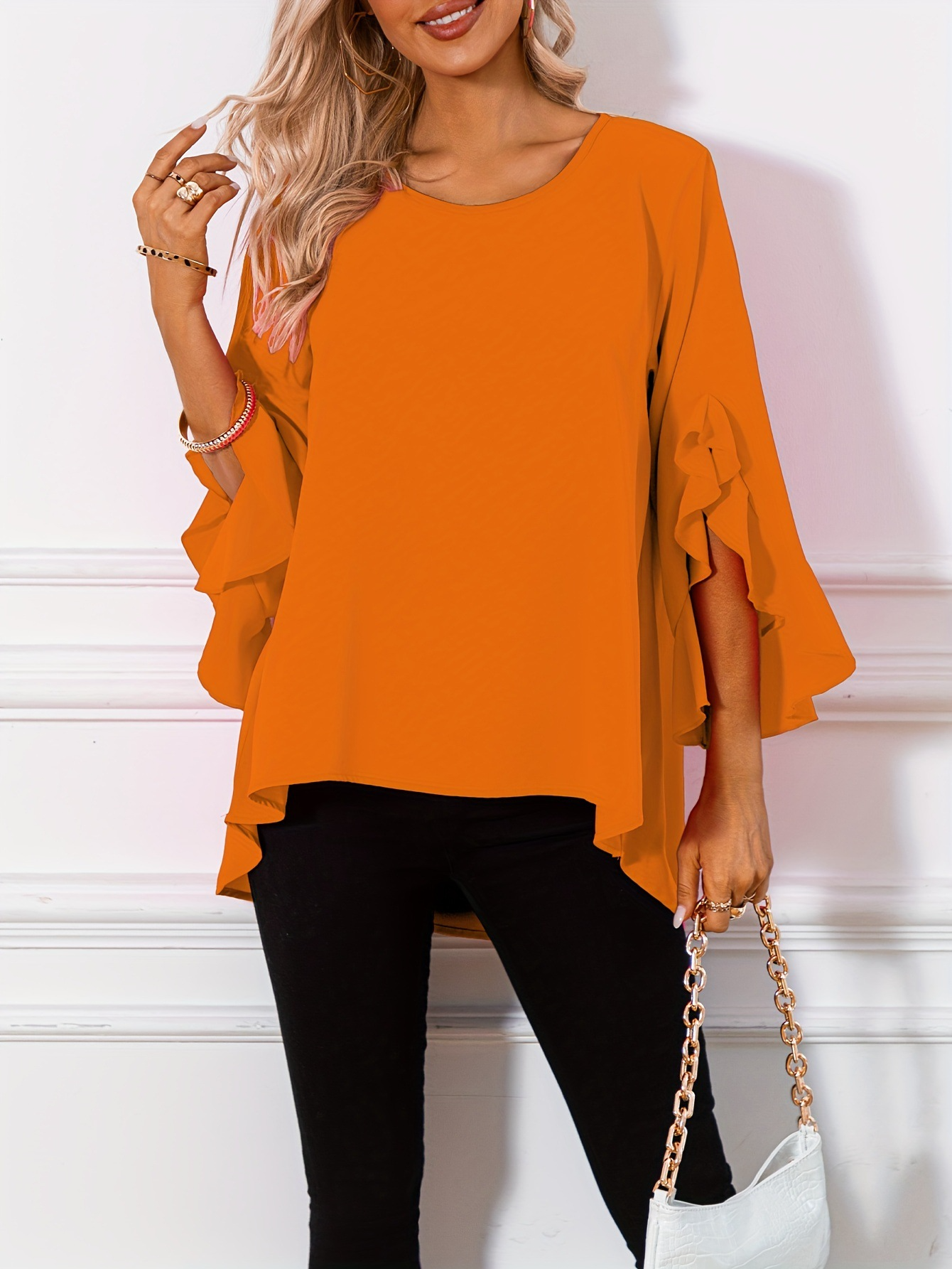 Jessica - Legere Bluse mit Rüschen