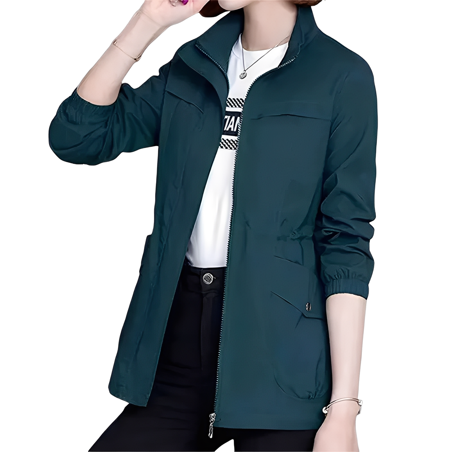 Gwenda - Schicke Damenjacke mit verstellbarer Taille