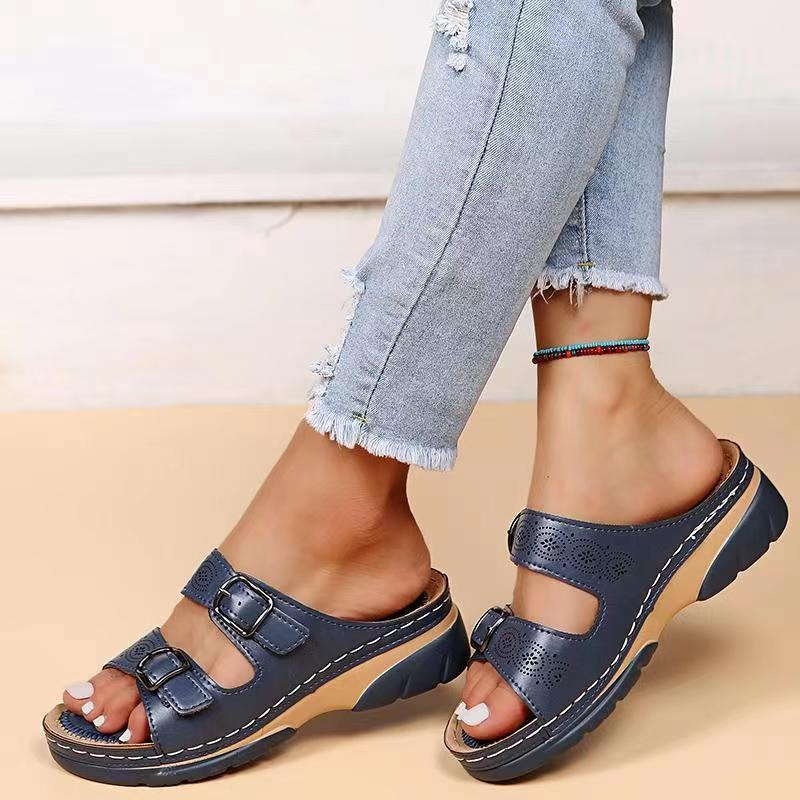 Malaya - Damenorthopädische Sandalen, Leder & Komfort