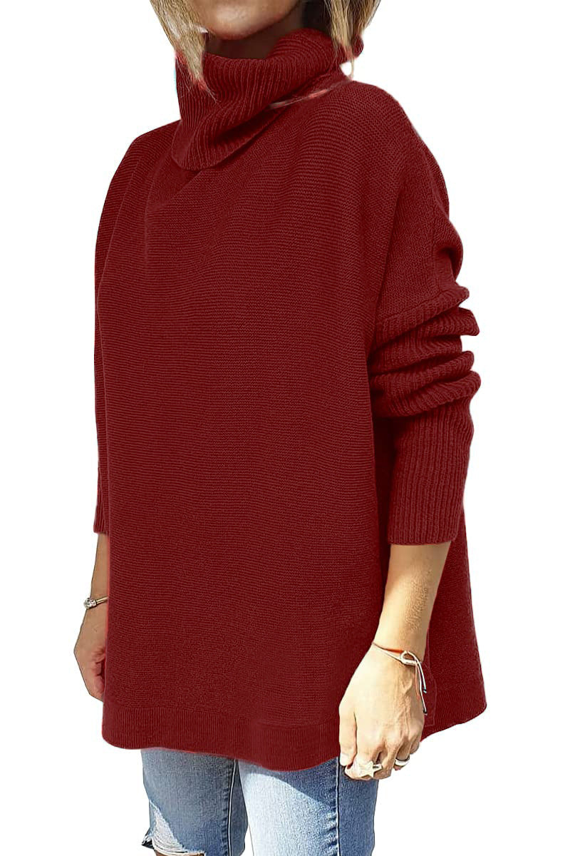 Macey - Warmer Damenpullover mit Rollkragen aus Wolle